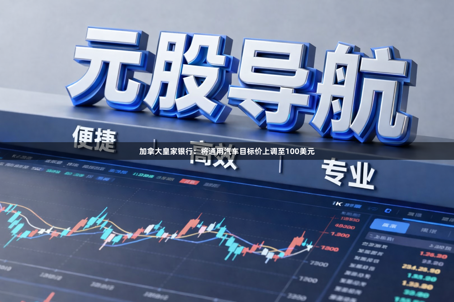 加拿大皇家银行：将通用汽车目标价上调至100美元
