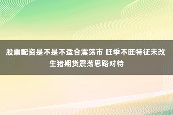 股票配资是不是不适合震荡市 旺季不旺特征未改 生猪期货震荡思路对待
